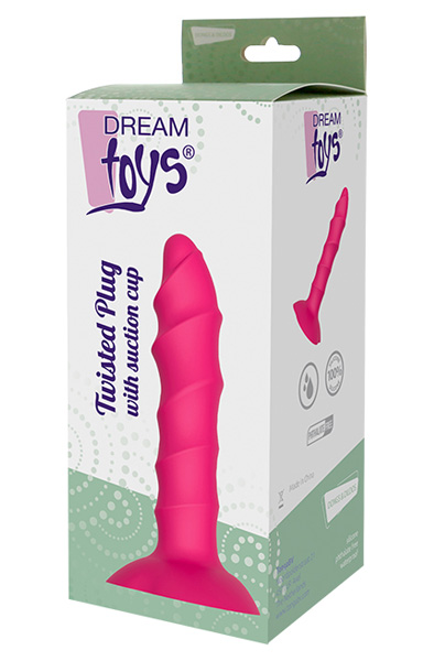 Dream Toys Twisted Plug With Suction Cup - Analplug 2
