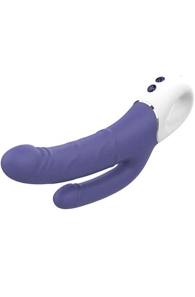 Dream Toys Vibes Of Love Double Pleasure - Vibrierender Doppel-Dildo 2