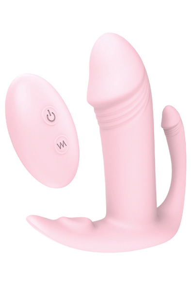 Dream Toys Vibes Of Love Remote Tri-pleasurer Pink - Punktvibrator 1