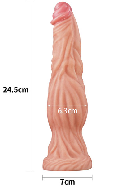 Dual-Layered Nature Cock Sillicone 24,5 cm - Dildo 2