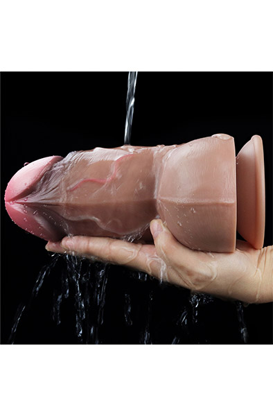 Dual-Layered Silicone Nature Cock 18 cm - XL Dildo 3
