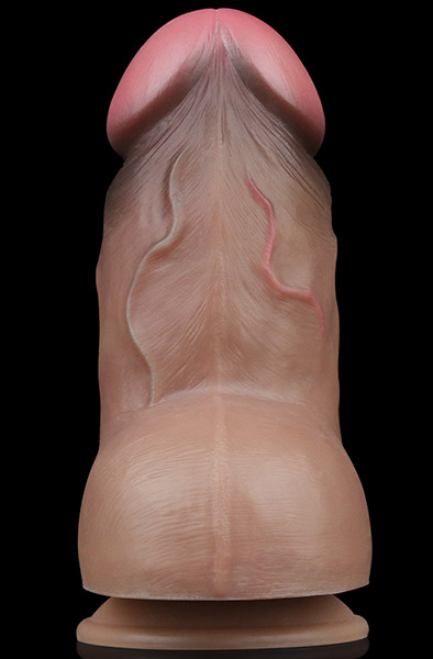 Dual-Layered Silicone Nature Cock 18 cm - XL Dildo 5