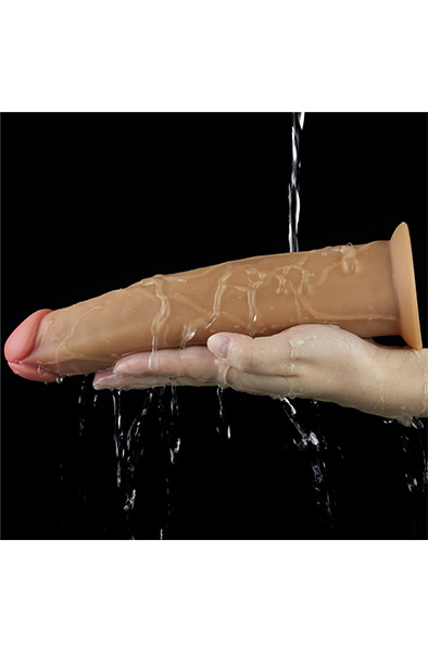 Dual-Layered Silicone Vibe With Rotation 22,5cm - Vibrierender Dildo 6