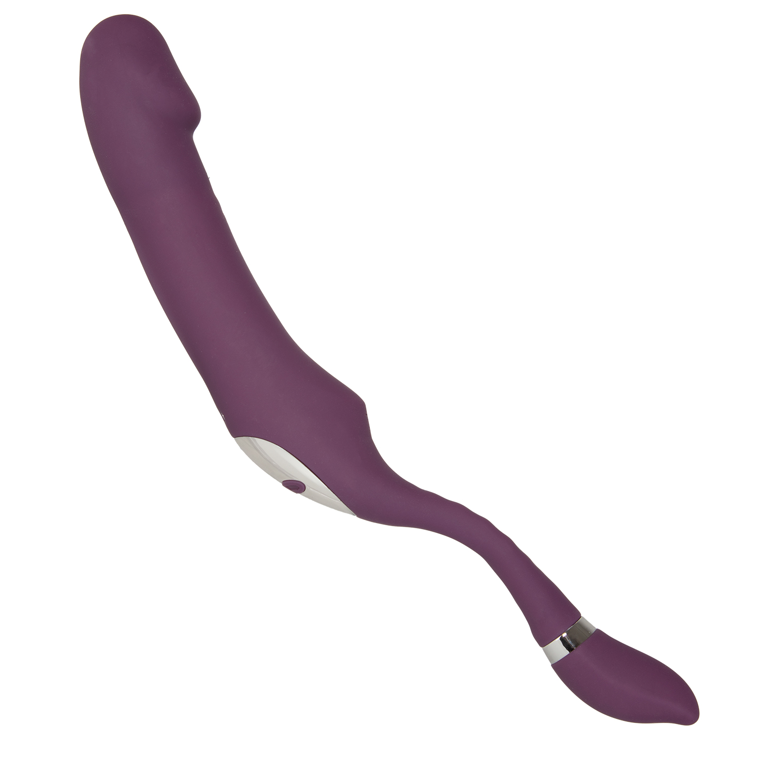 Dual Motor Bendable Stay In Place Vibrator Purple - Umschnalldildos 1
