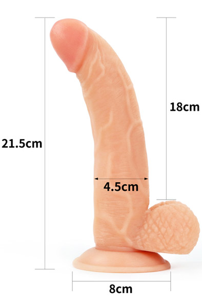 Easy Strap On Set 21,5 cm - Umschnalldildo mit Geschirr 2
