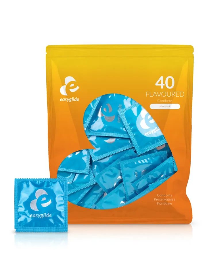 EasyGlide Flavored Condoms 40-pack - Condoms 1 [full]