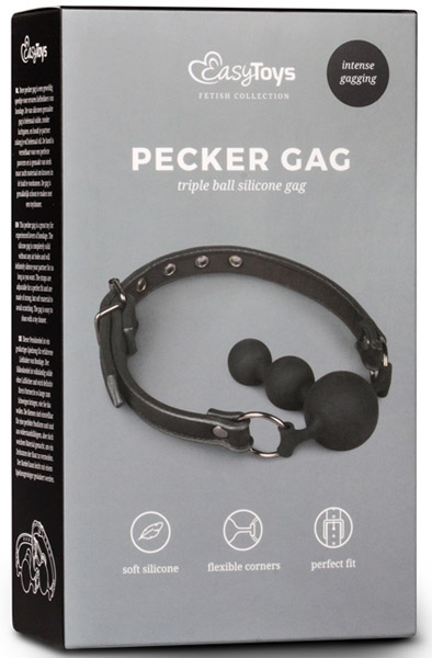 Easytoys Ball Gag With Silicone Beads - Knebelball 2