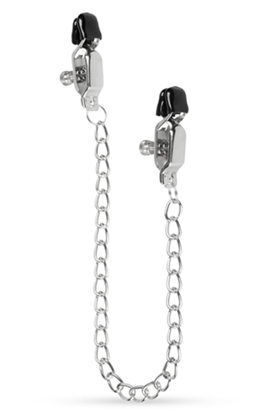 Easytoys Big Nipple Clamps With Chain 45 cm - Brustklammern mit Kette 1