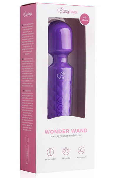 Easytoys Mini Wand Vibrator Purple - Zauberstab/Massagestab 3