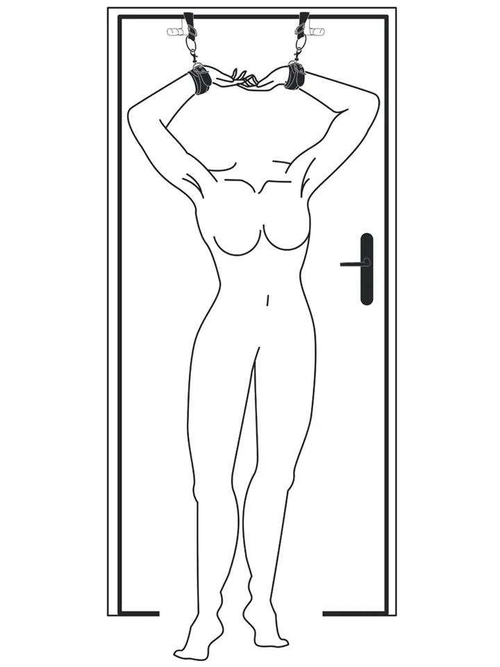 Easytoys Over the Door Wrist Cuffs - Position master 2