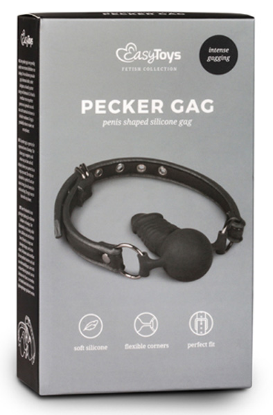 Easytoys Pecker Gag With Silicone Dong - Knebelball 2