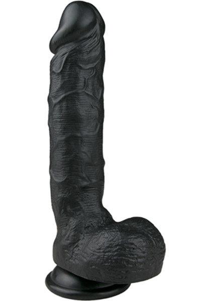 Easytoys Realistic Dildo Black 22,5 cm - Dildo 1