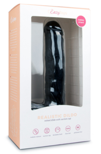 Easytoys Realistic Dildo Black 29,5 cm - XL Dildo 3