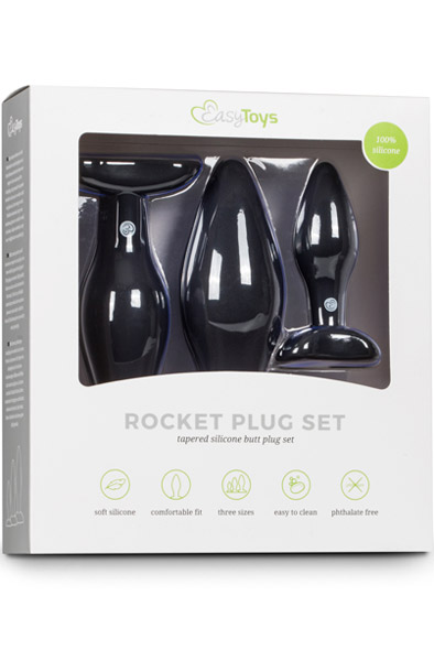 Easytoys Rocket Buttplug Set - Analplug Set 3