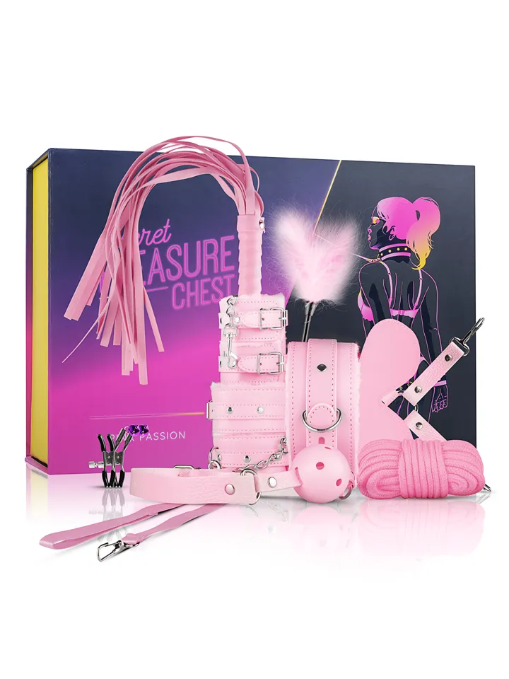 Easytoys Secret Pleasure Chest Pink - Bondage kit 1 [full]