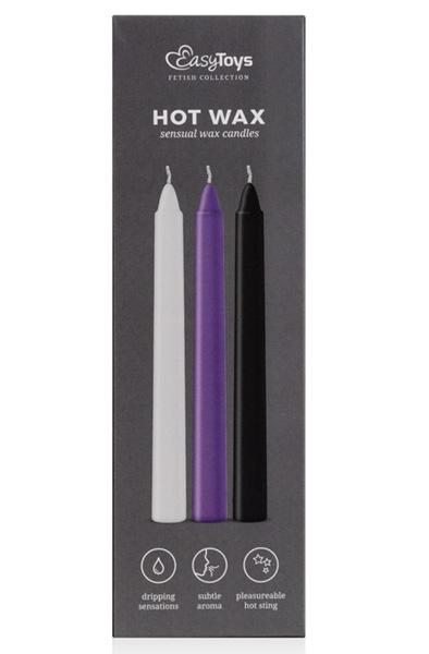 Easytoys Sensual Hot Wax Candles 3 pcs - BDSM Kerze 2