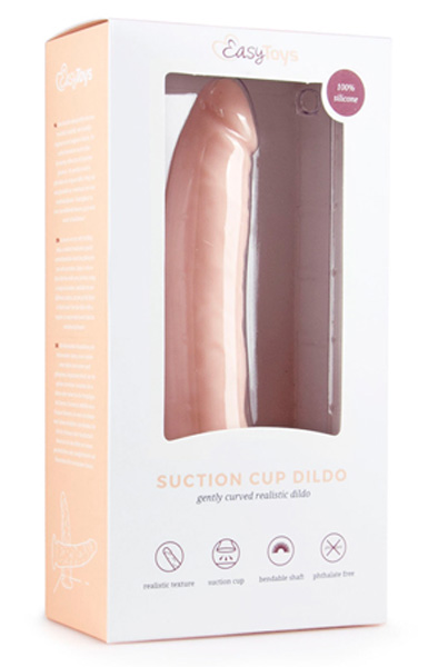 Easytoys Suction Cup Dildo Flesh 21 cm - Dildo 2