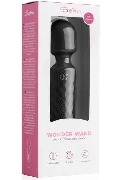 Easytoys Wand Vibrator Black - Zauberstab/Massagestab 3