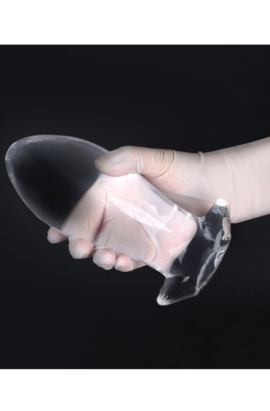 Eggplay Clear Transparent Plug XL 18,5 cm - XL Buttplug 3