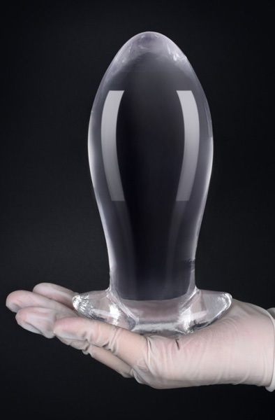 Eggplay Clear Transparent Plug XL 18,5 cm - XL Buttplug 4