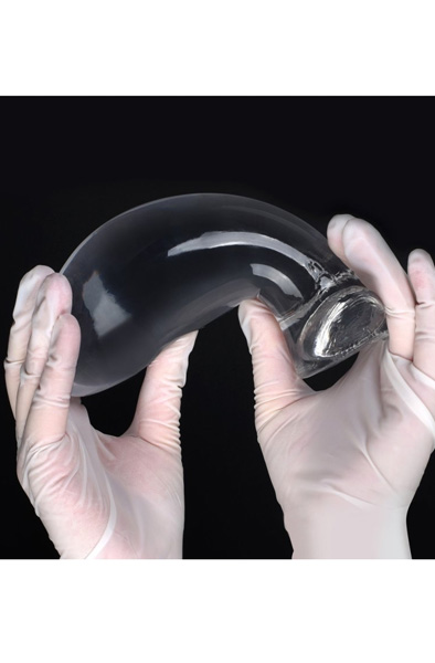 Eggplay Clear Transparent Plug XL 18,5 cm - XL Buttplug 5