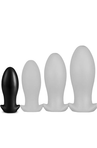 Eggplay Plug Drakar Egg Black Small - Extra dicker Analplug 1