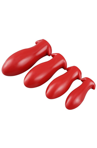 Eggplay Plug Drakar Egg Red XL - Extra dicker Analplug 4