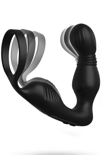 Elite Ass-Gasm Pro P-Spot Milker - Prostatavibrator mit Penisring 1