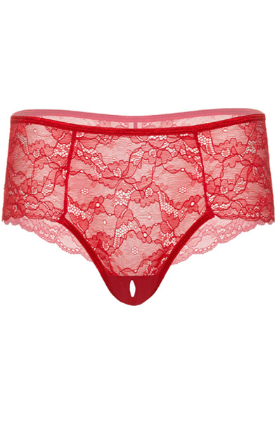 Ella Cheeky Ouvert Slip Rot - Slip ouvert 3