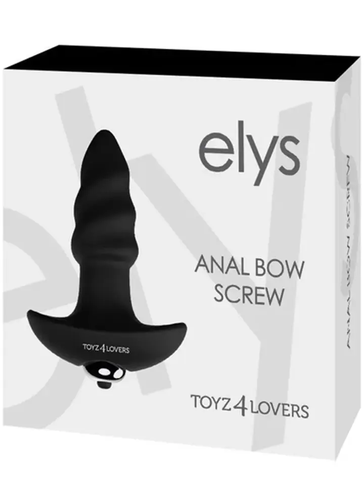 Elys Anal Bow Screw 10 cm - Vibrating anal plug 6