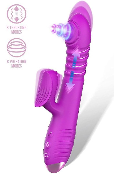 Engily Ross Fenyx Vibe With Thrusting & Pulse - Rabbit-Vibrator 1