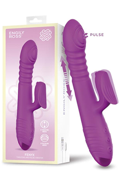 Engily Ross Fenyx Vibe With Thrusting & Pulse - Rabbit-Vibrator 7