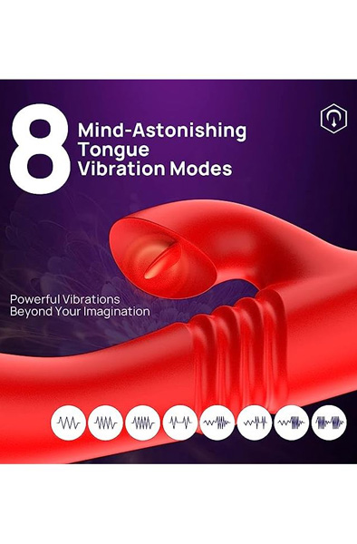 Engily Ross Velvet Vibe With Thrusting & Pulse - Vibrator 6