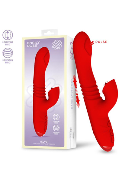 Engily Ross Velvet Vibe With Thrusting & Pulse - Vibrator 8