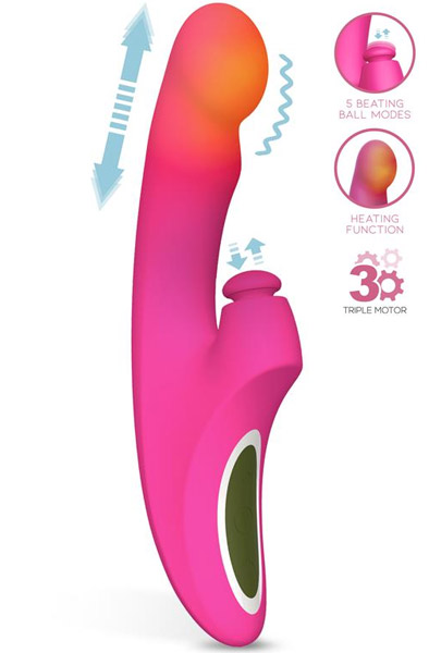 Enles Vibe With Beating Ball, Thrusting & Heat - Vibrator 1