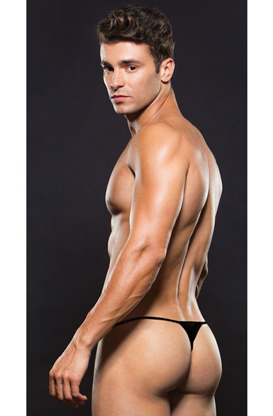 Envy Menswear Mesh Tanga Schwarz - Jockstrap 2