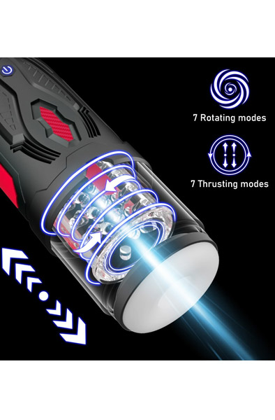 Erospace B1 Stoß- & Rotationsmasturbator - Automatischer Masturbator 2