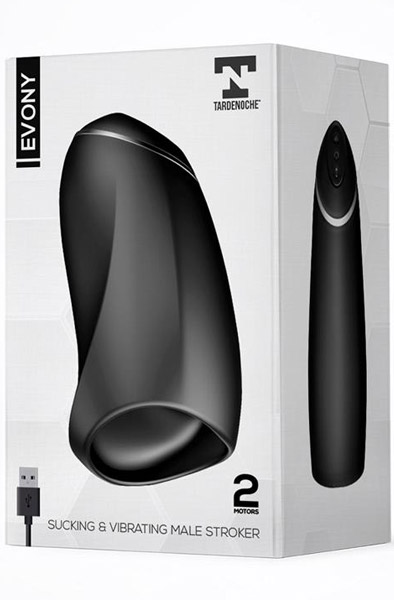 Evony Oral Sex Male Masturbator Suction & Vibration 2 Motors - 3