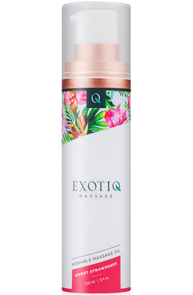 Exotiq Massageöl Süße Erdbeere 100 ml - Massageöl Erdbeere 1