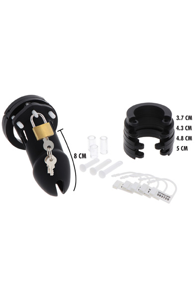 Extreme Chastity Cock Cage Slicone Large - Keuschheitskäfig 3