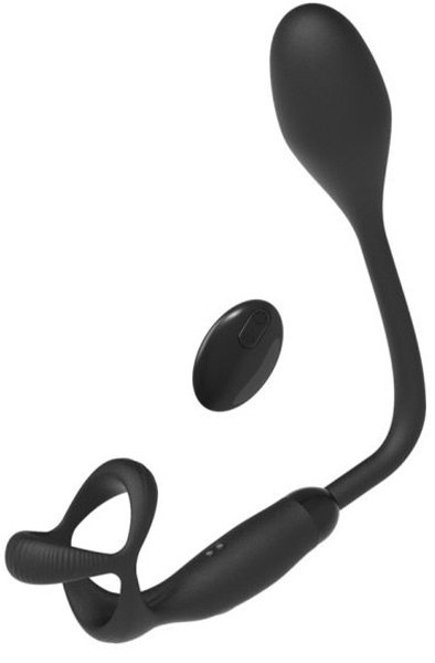 Extreme Double Fun With Remote Control - Prostatavibrator mit Penisring 2