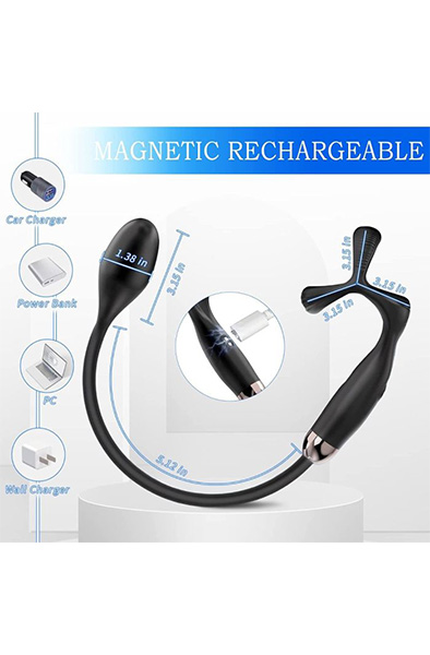 Extreme Double Fun With Remote Control - Prostatavibrator mit Penisring 6