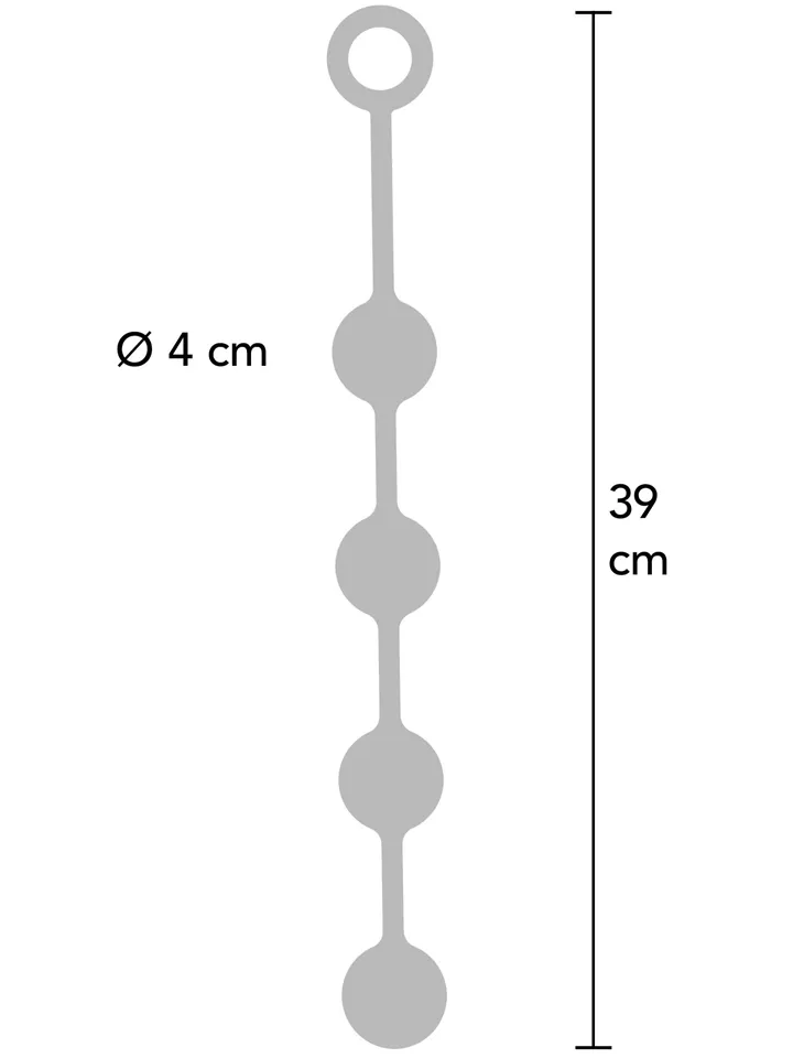 Extreme Heavy Anal Balls Large 39 cm - Anal beads 2