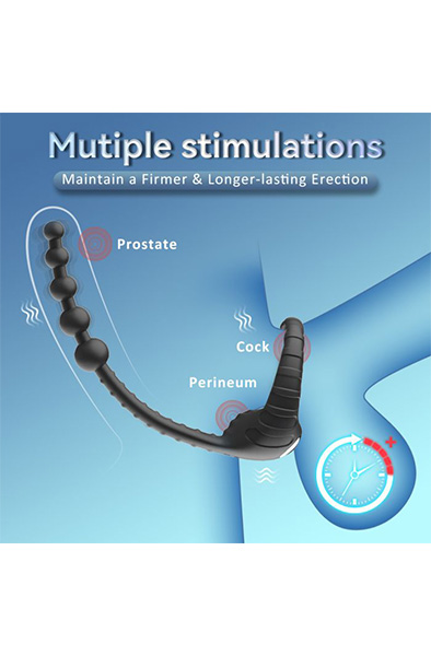 Extreme Level Of Anal & Cock Pleasure - Prostatavibrator mit Penisring 3