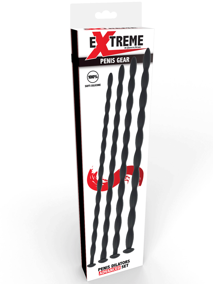 Extreme Penis Dilator Set Large 4-pack - Dilator package 3