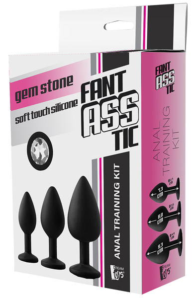 Fantasstic Anal Training Kit White Stone - Analplug Set 2