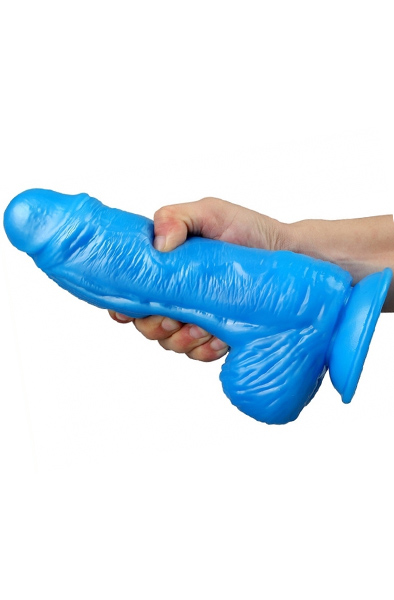 Fantasy Dildo Fatox Blue 24 cm - Monster-Dildo 3