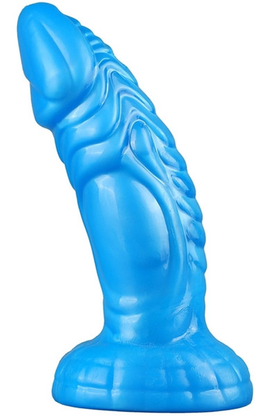 Fantasy Snaky Dildo Blue 21cm - Drachen-Dildo 1