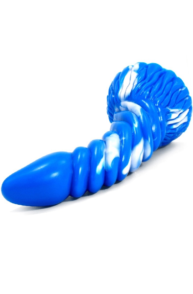 FantasyColors Arkan Dildo Blue-White 23cm - Drachen-Dildo 2