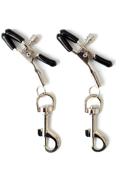 Fetish Addict Nippel Clamp With Hook - Brustwarzenklammern 1